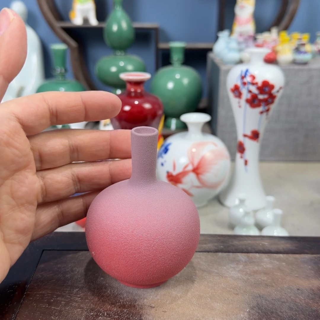 陶瓷手工小花器摆件