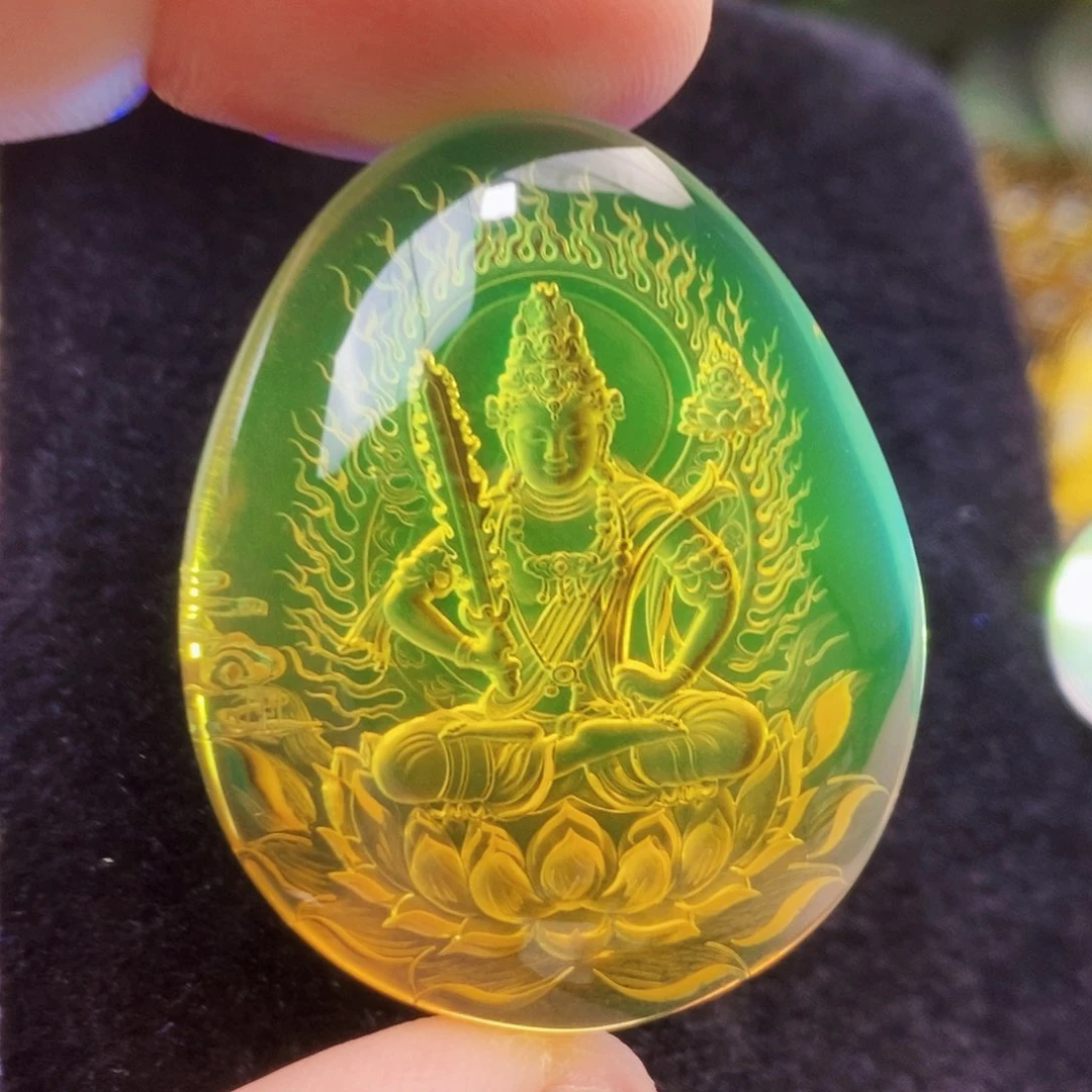【闪购商品】蓝珀吊坠(不含链)未镶嵌