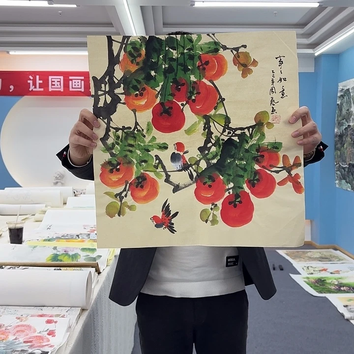 国画国画手绘作品