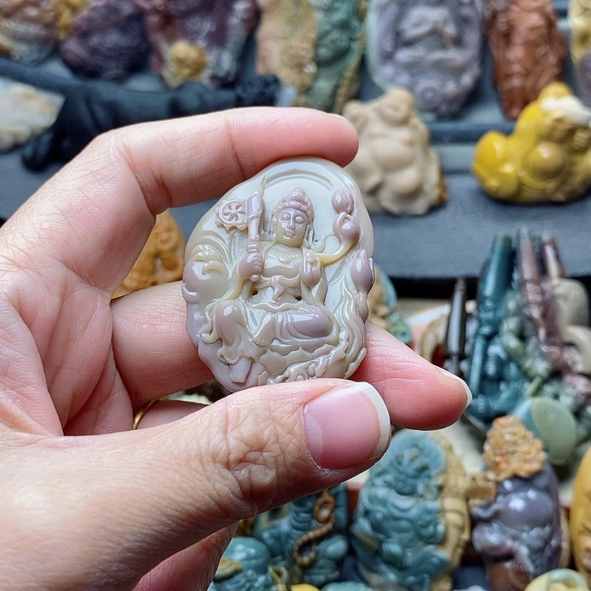 【闪购商品】定制石英质玉手把件未镶嵌