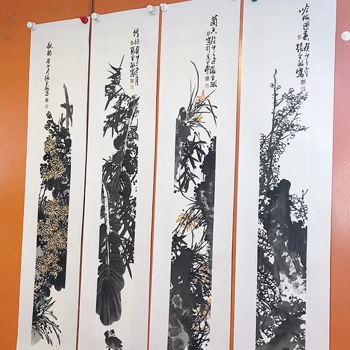 国画张圣敏先生纯手绘作品