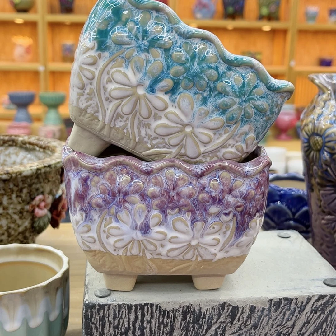 【闪购商品】陶瓷花盆