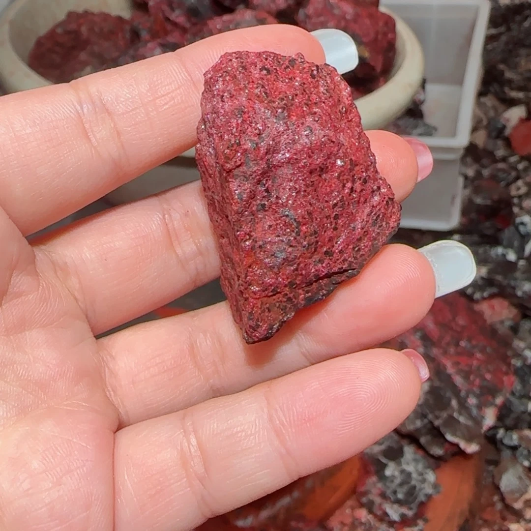 天然辰砂朱砂毛石头3