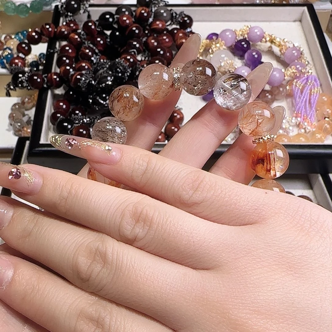 水晶手链未镶嵌安*梦把