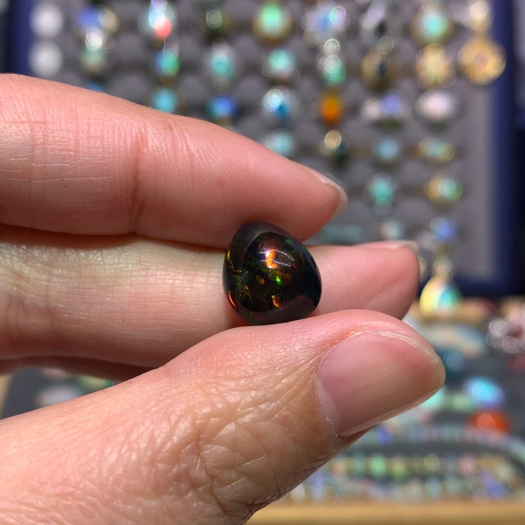 银S925镶嵌欧泊裸石定制N**a