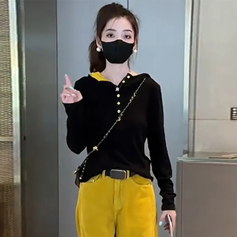 时尚套装女冬季新款洋气显瘦连帽卫衣灯芯绒阔腿裤休闲减龄两件套