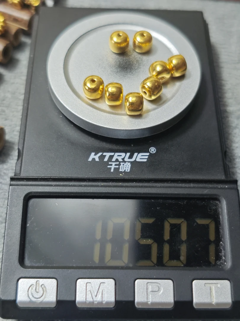 足金999光老型黄金文玩配饰