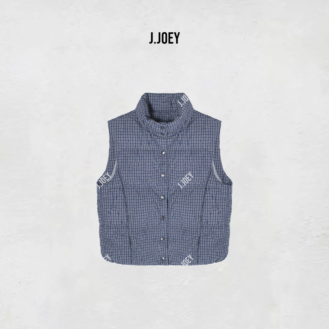 J.JOEY “100全棉”棉服马甲冬季外穿保暖马甲背心外套0779