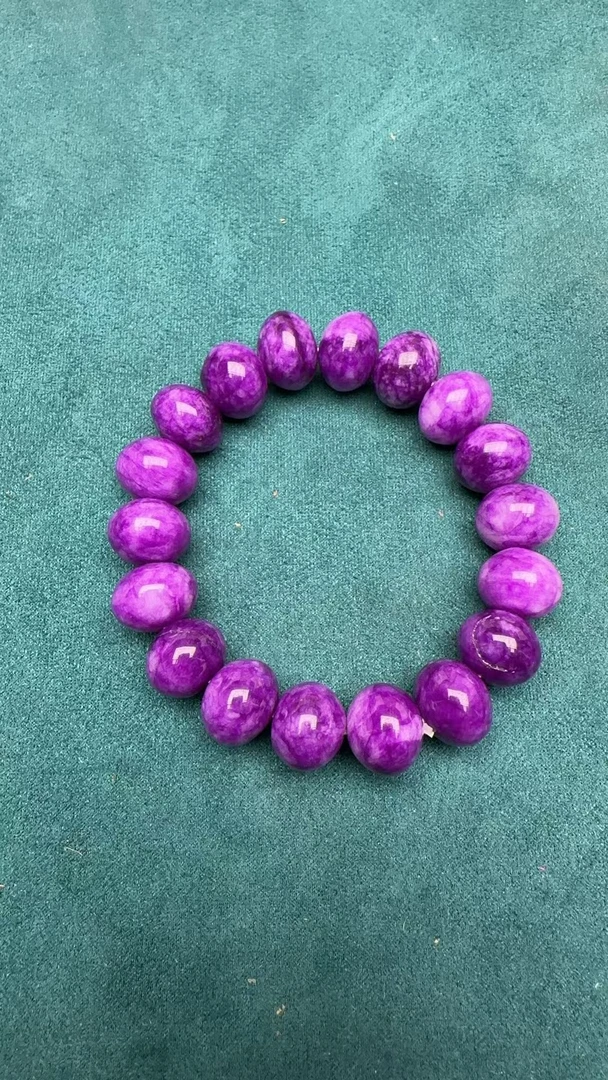 【贝贝优选】A17时尚百搭丝绒紫手链