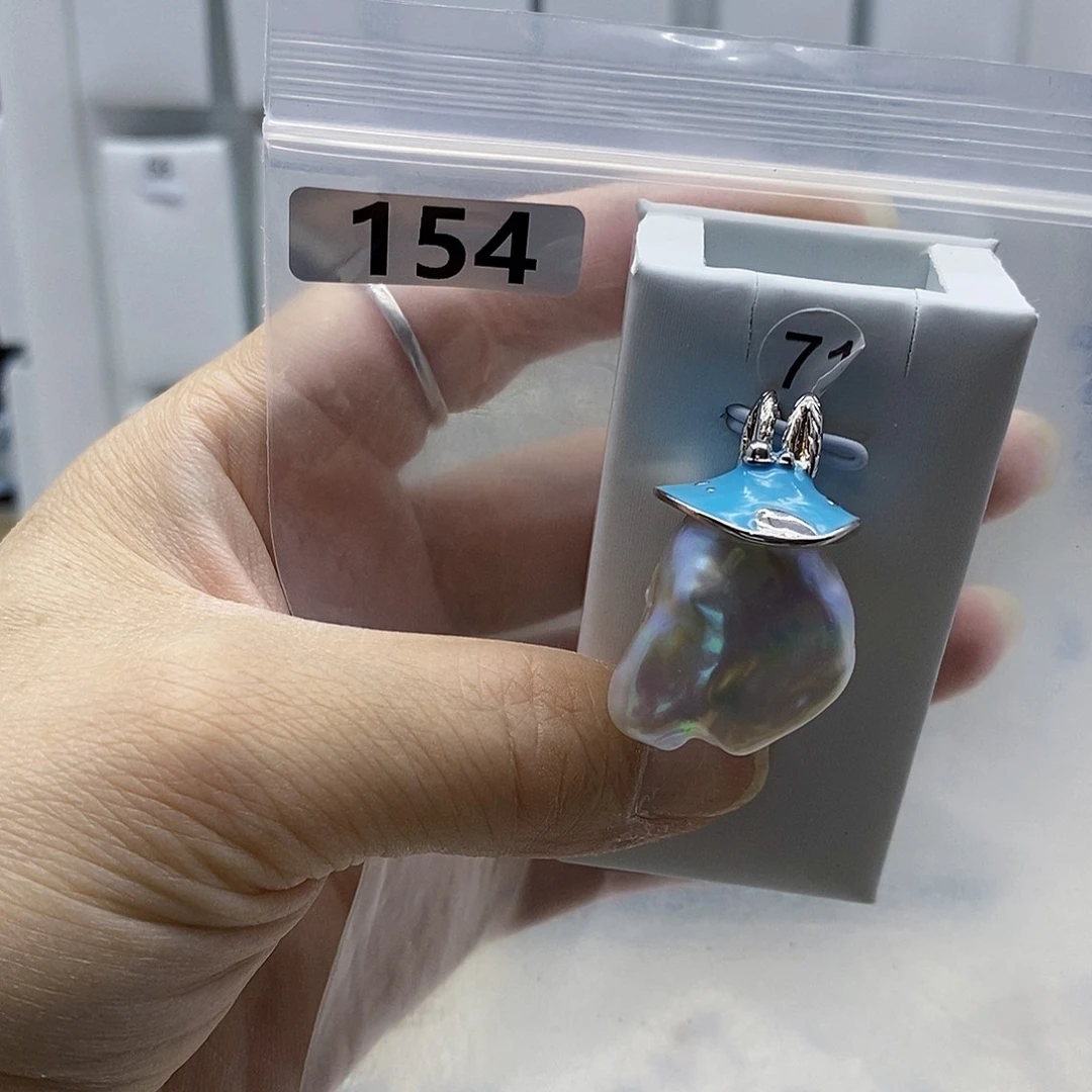 颈饰合金淡水珍珠
