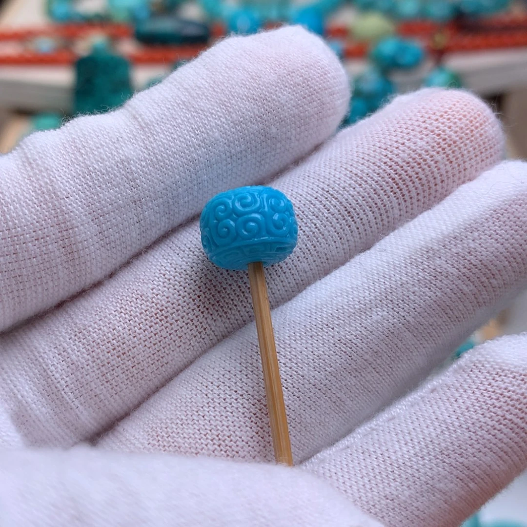 芒***号绿松石未镶嵌珠宝奇石