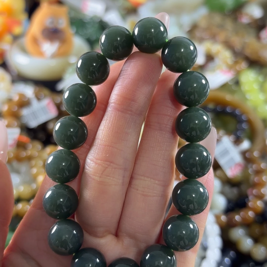 和田玉未镶嵌手串165