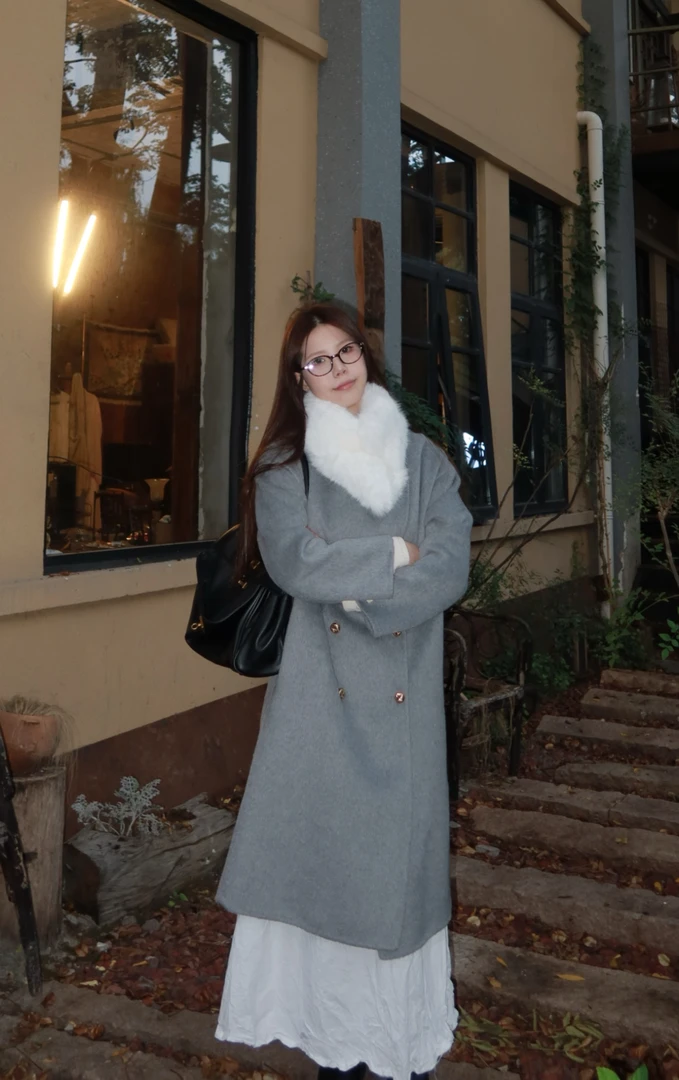 《福袋》大衣专属搭配加厚围脖