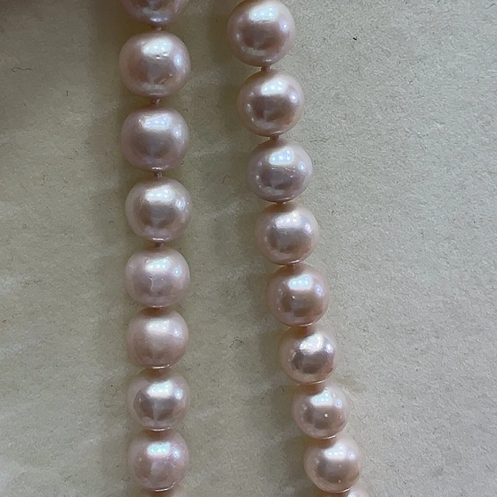 淡水珍珠银S925镶嵌颈饰➕11高品极光炫彩