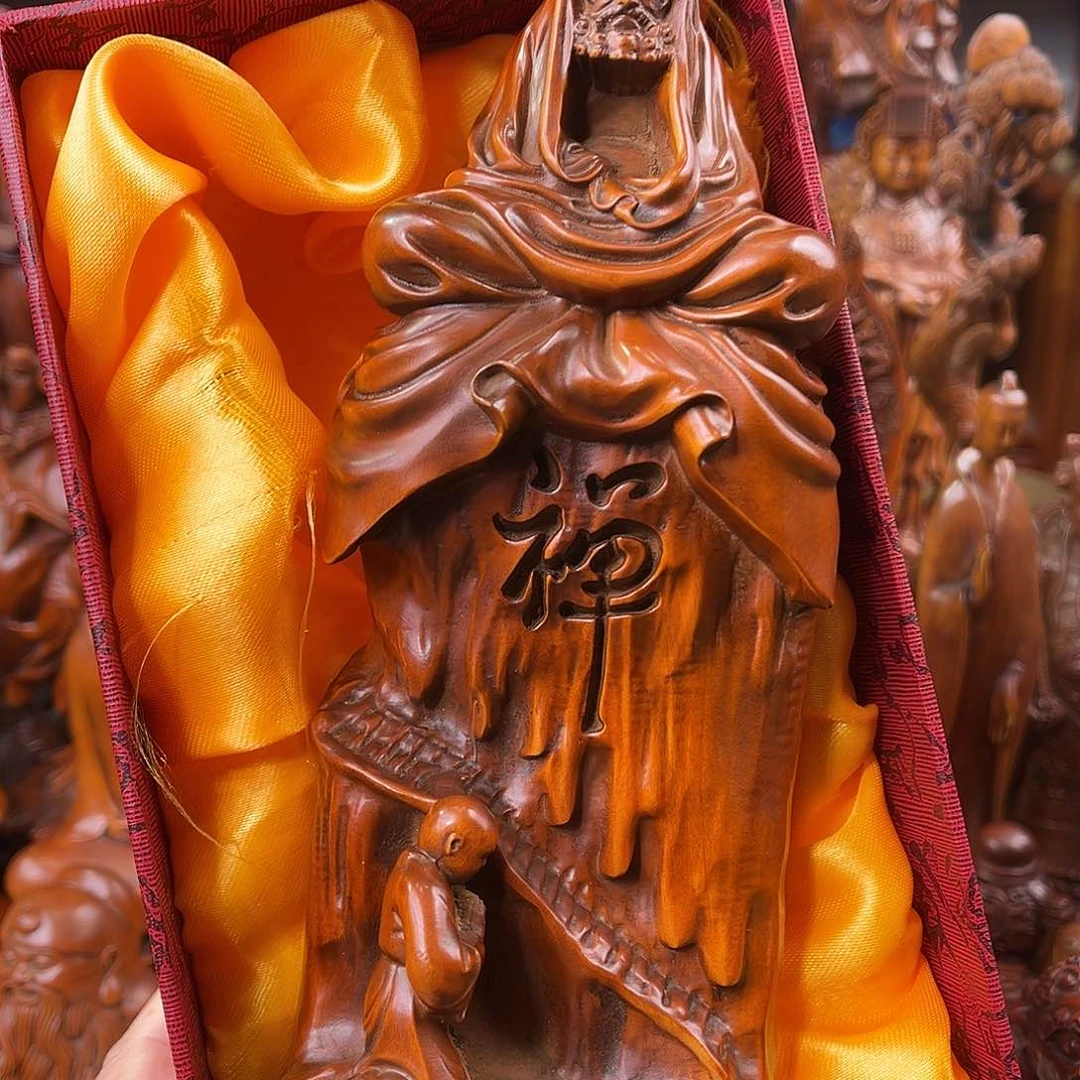 黄杨木黄杨木雕刻高度21厘米