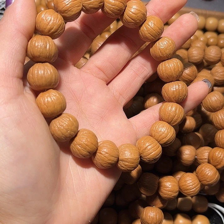 猴头核桃吊坠14同尺南瓜手串全品无瑕无药