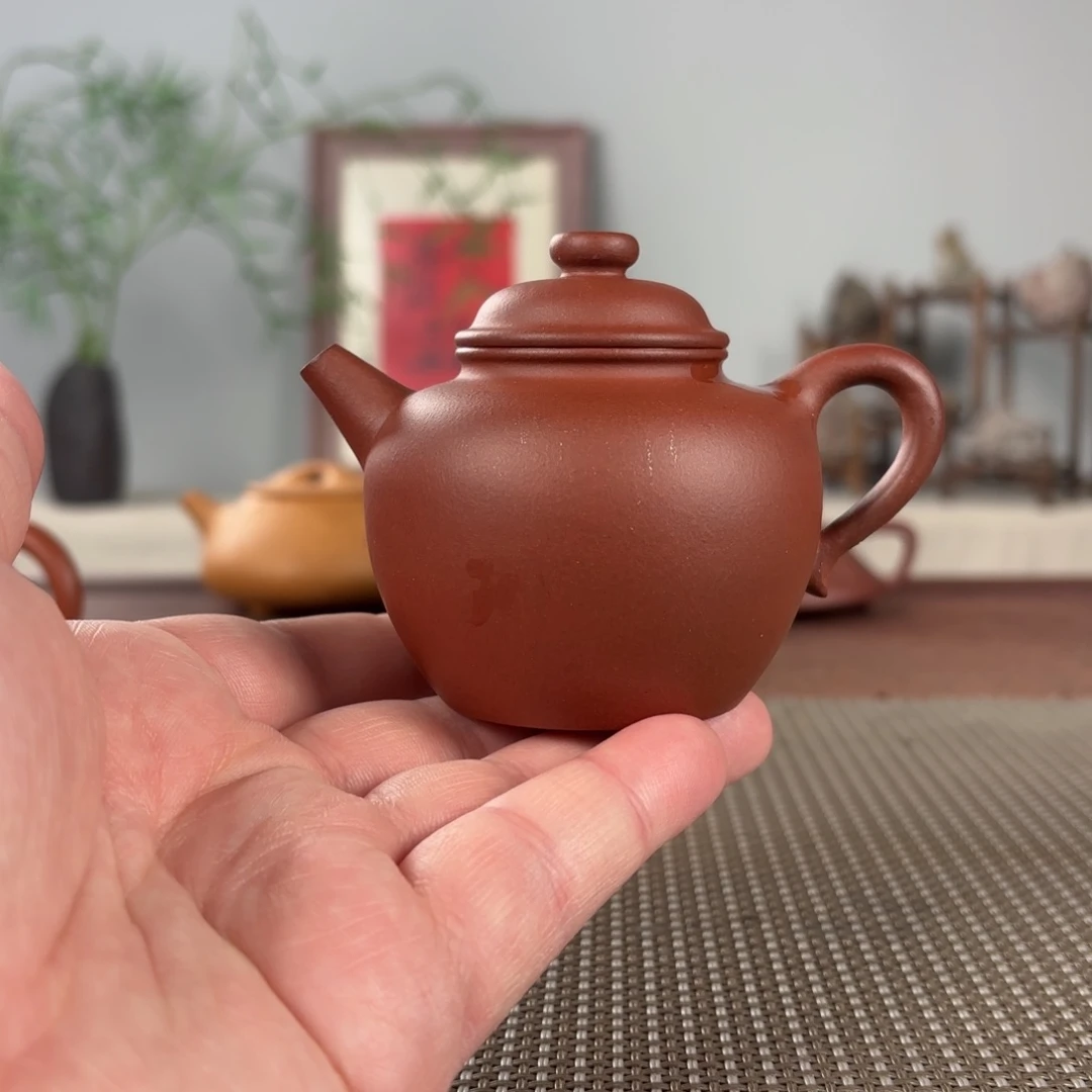 紫砂茶壶微瑕黄龙山原矿紫砂壶