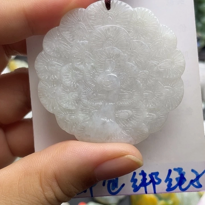 颈饰未镶嵌翡翠天然翡翠
