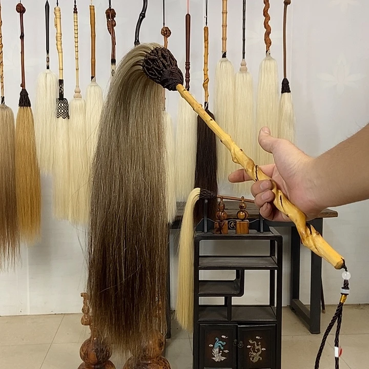 纯手工制作马尾拂尘