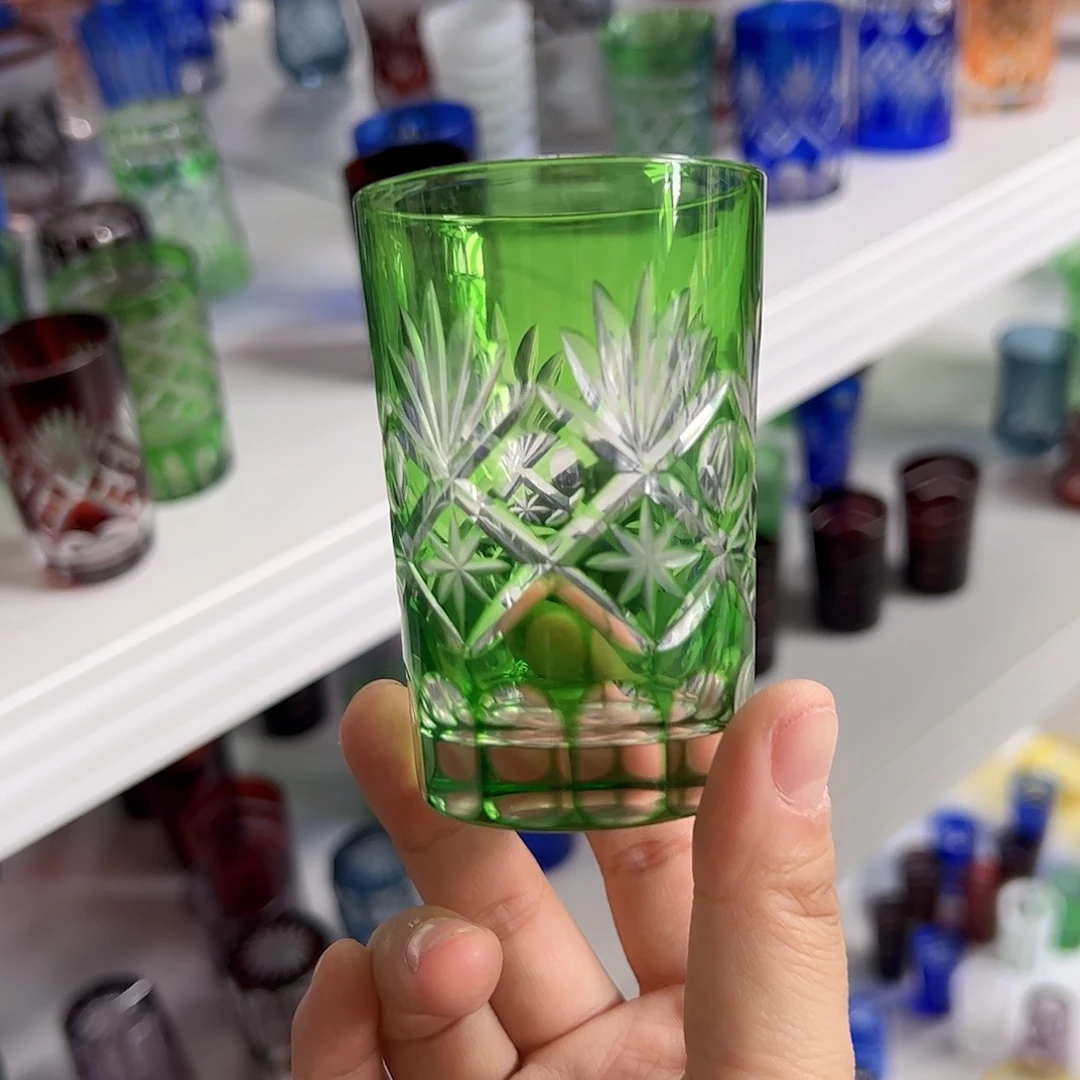 水晶玻璃高脚款微瑕一个