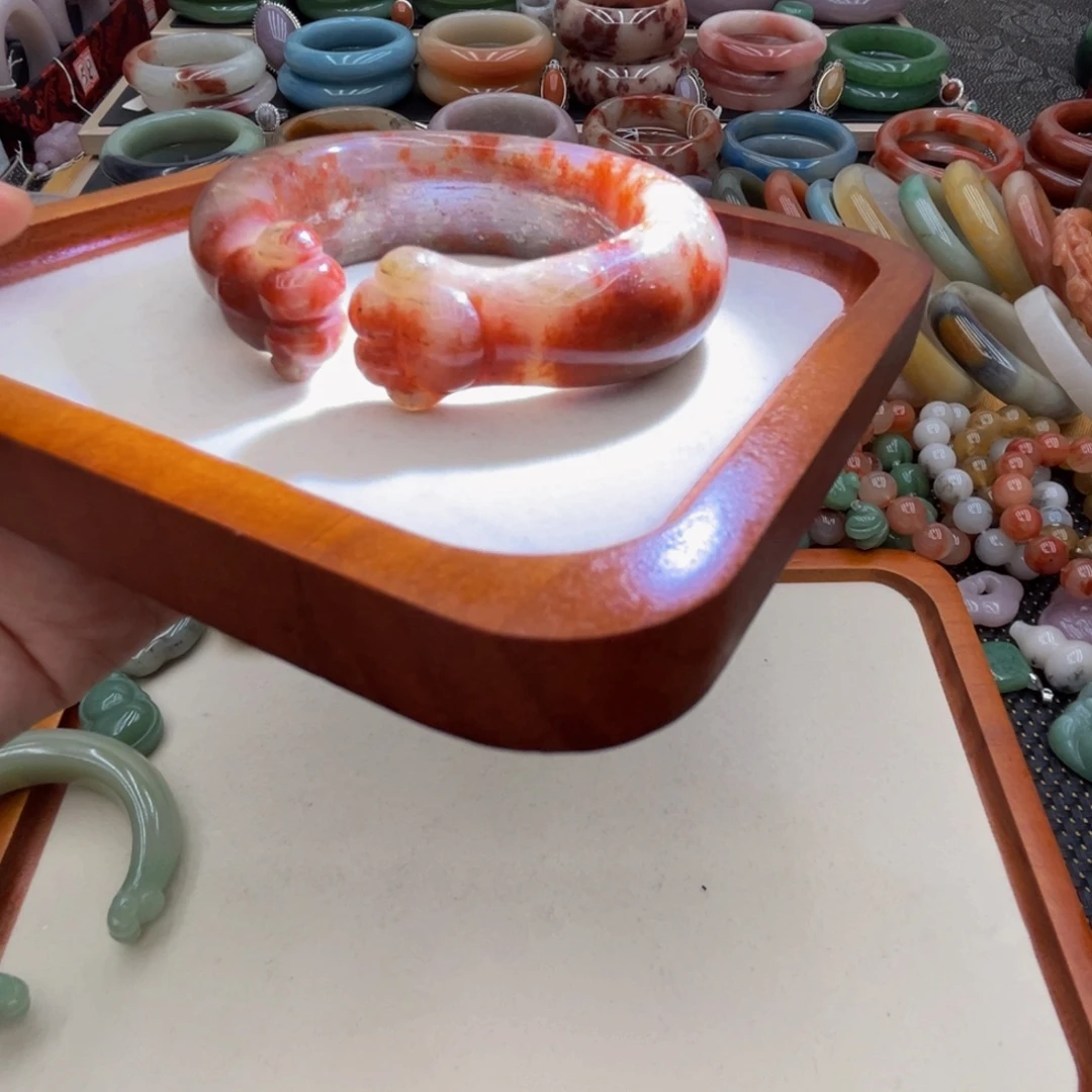 石英质玉未镶嵌圈口54