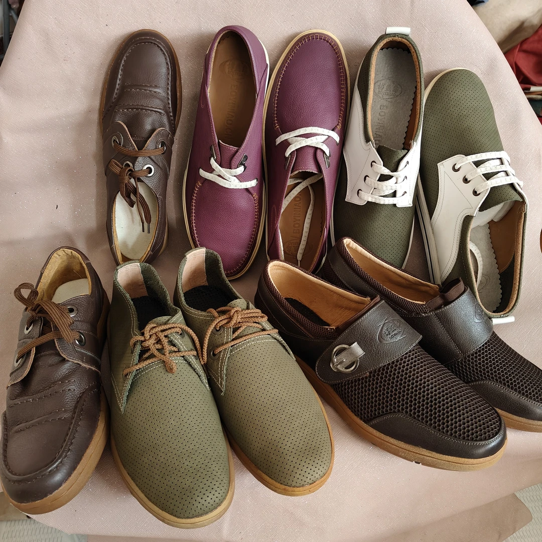 断码清仓46码47码48码50特大码休闲皮鞋透气镂空头层牛皮真皮皮鞋