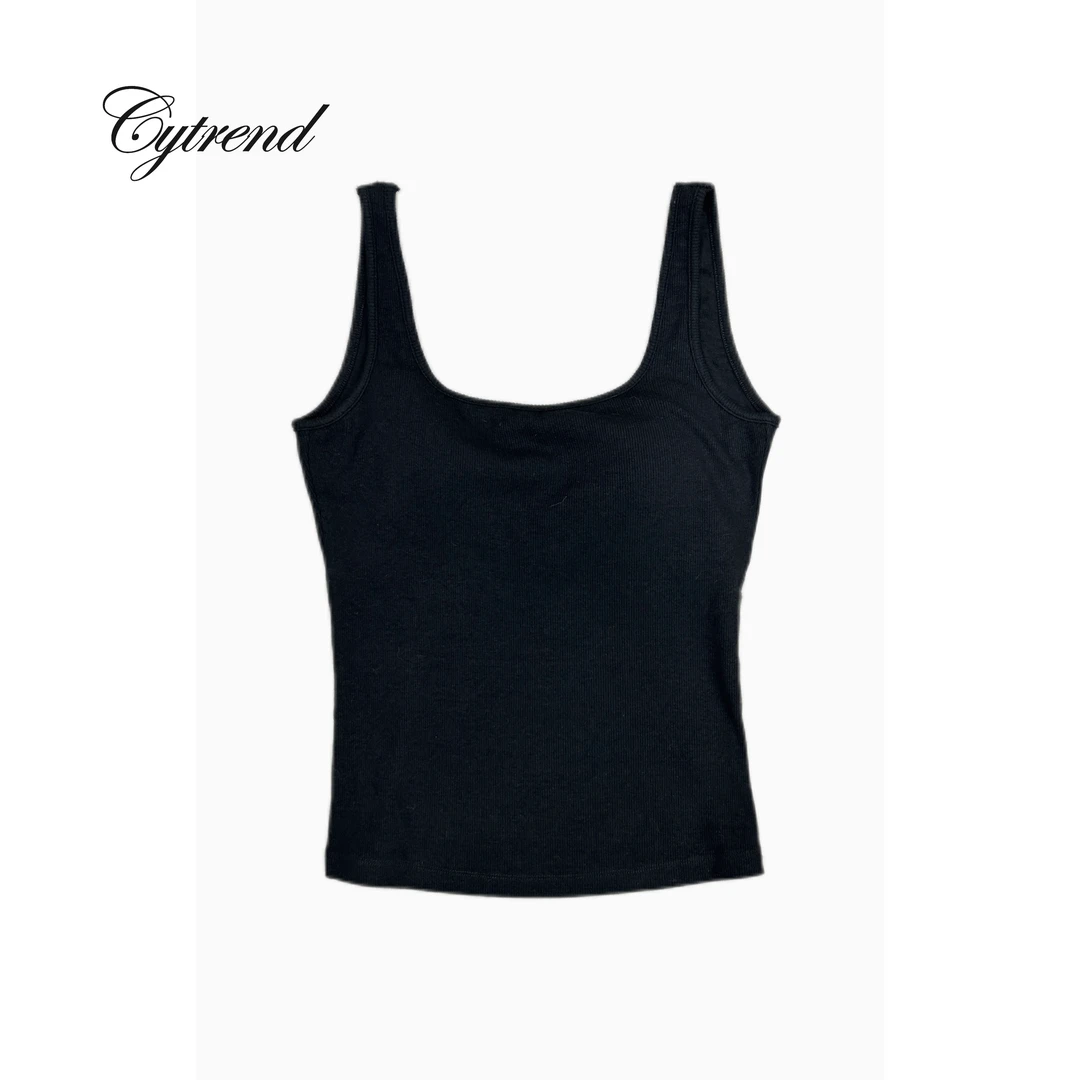 CYZC919带胸垫松弛感舒适背心上衣