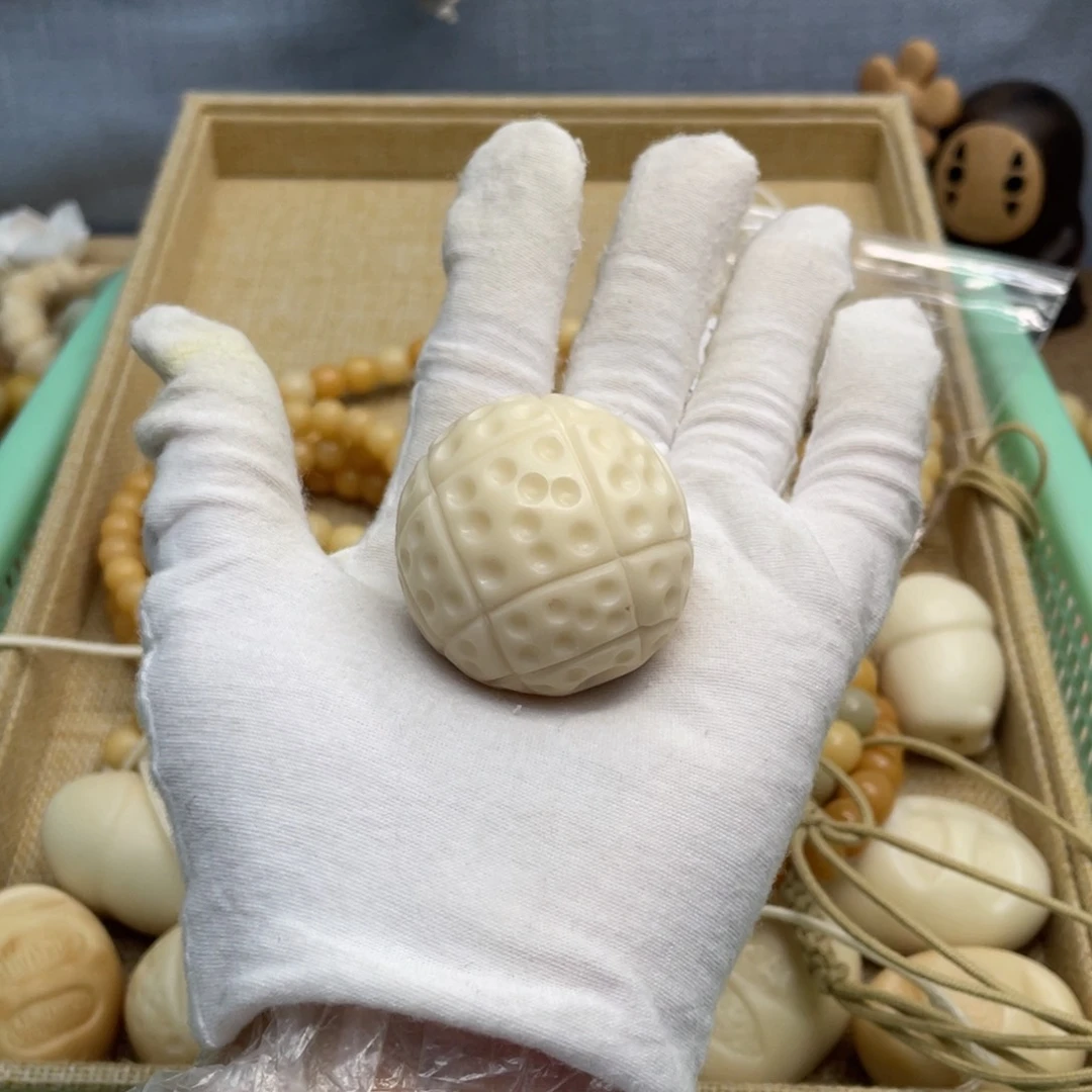 菩提根/象牙果吊坠牙果小瑕疵菠萝包把件125