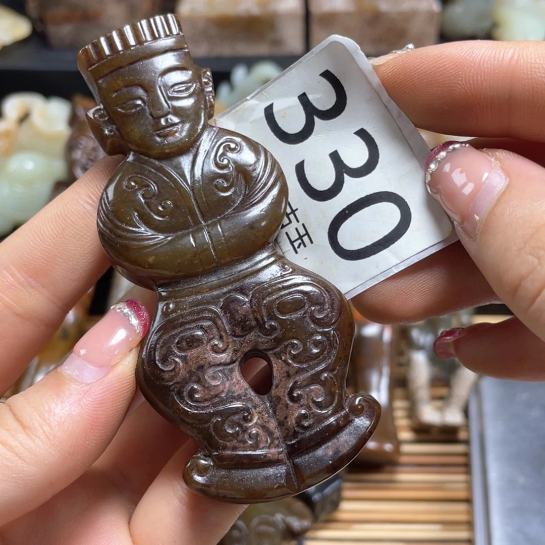 麦***1颈饰未镶嵌和田玉