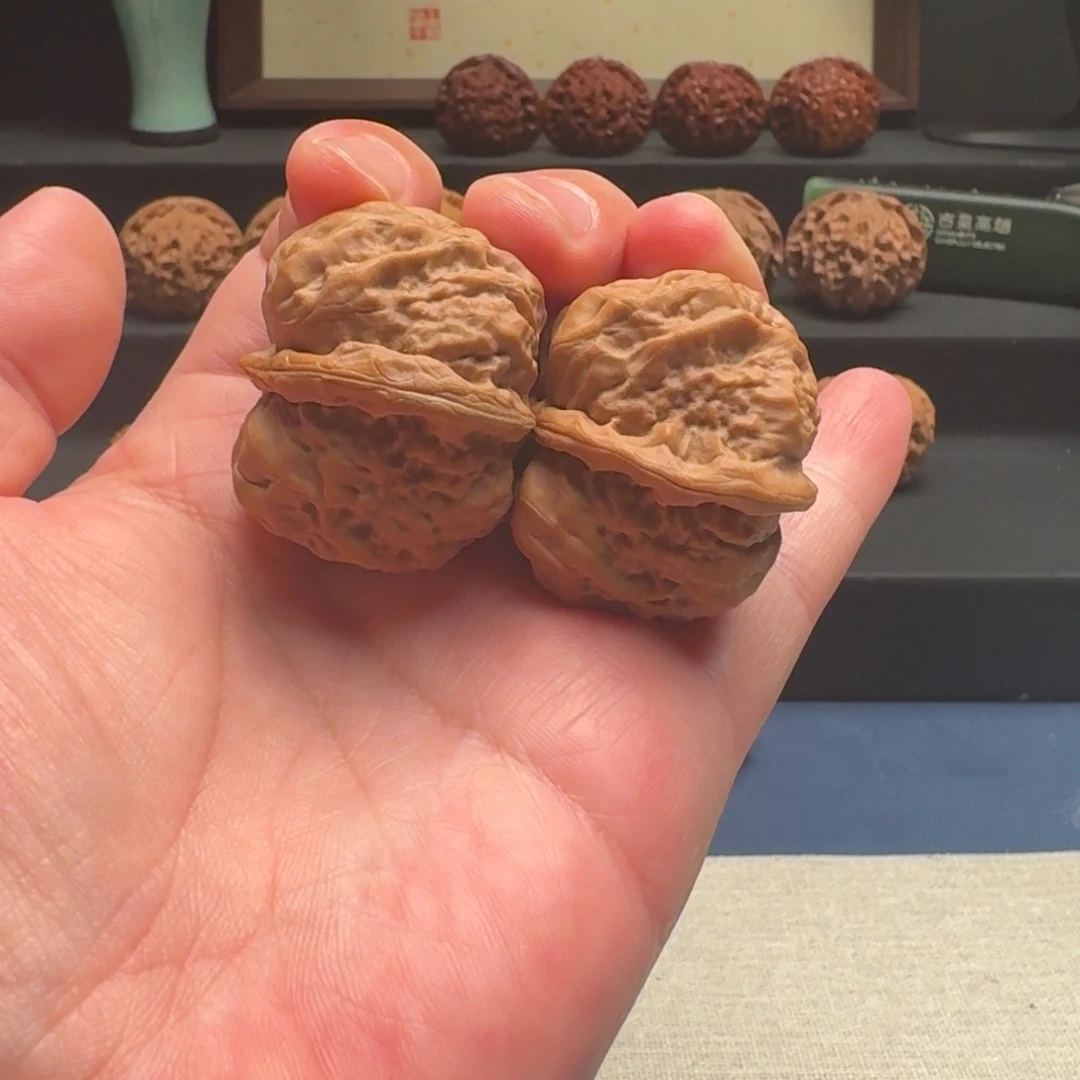 吊坠文玩核桃蛤蟆头39无药