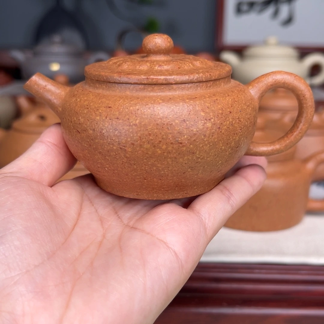 茶壶紫砂梨皮黄的160