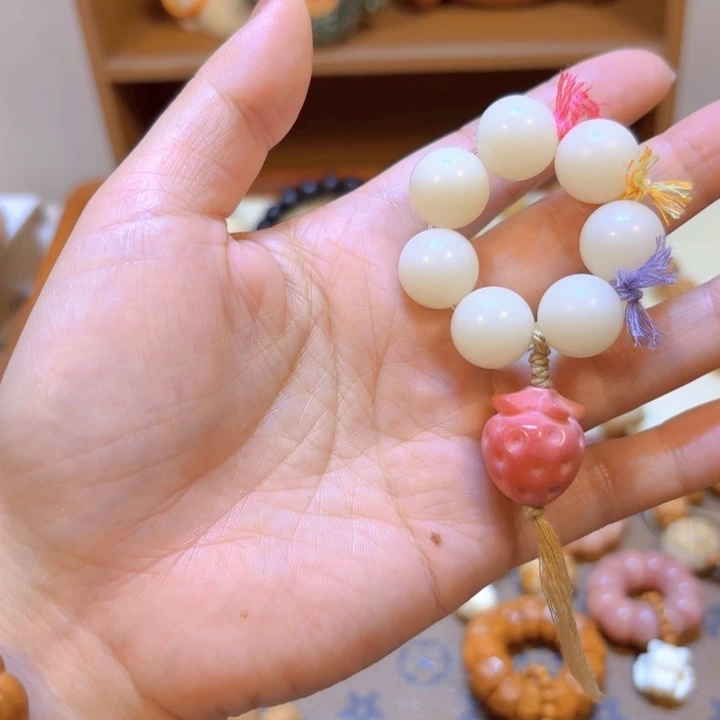 星月菩提手串莓烦恼象牙果草莓