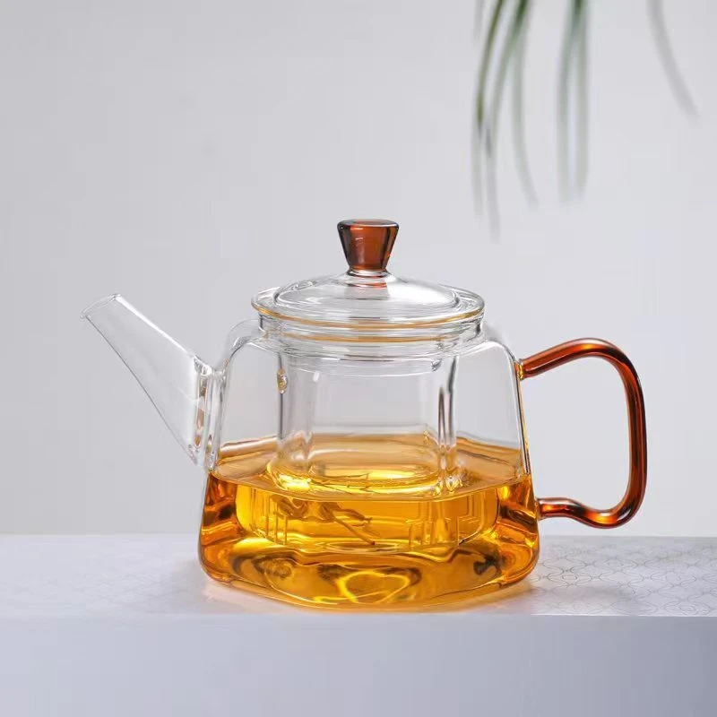 高档耐高温玻璃煮茶壶带过滤加厚耐热冲茶器茶水分离泡茶器烧水壶