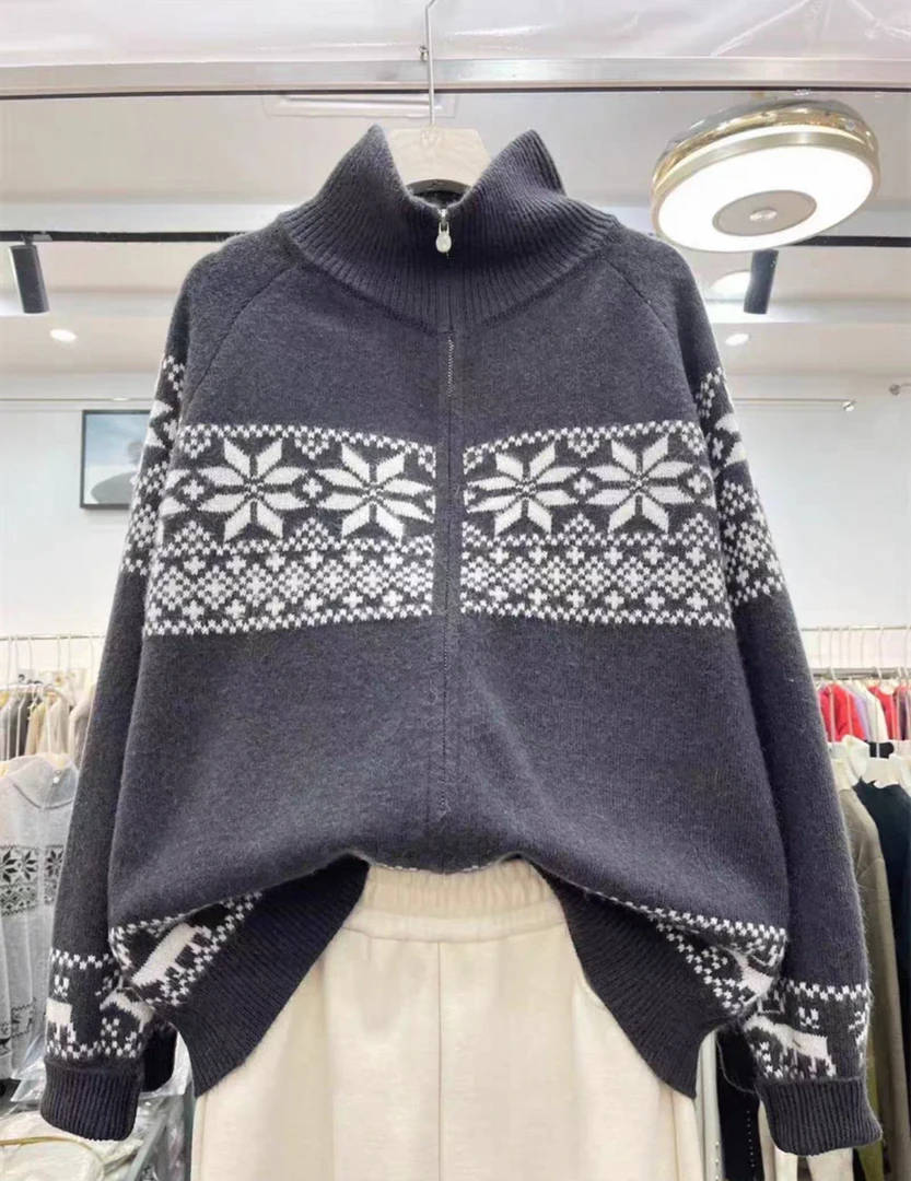 mary（2146#）针织绣花潮流毛衣kc