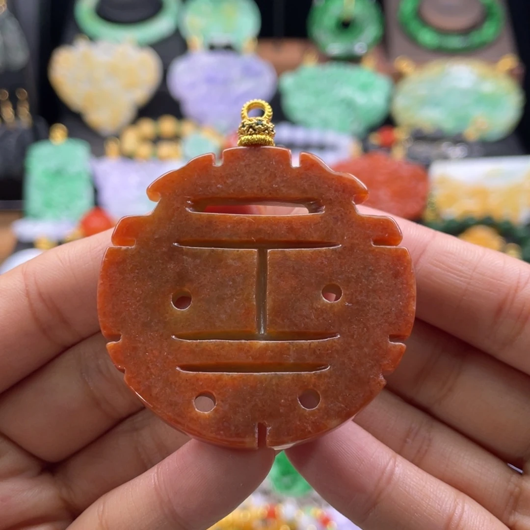 翡翠未镶嵌颈饰代编织