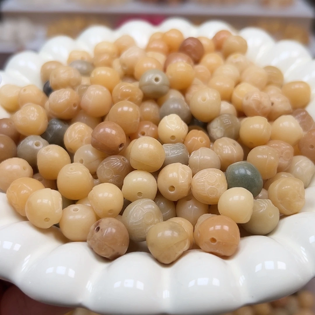 菩提根/象牙果手串微瑕多妹100颗