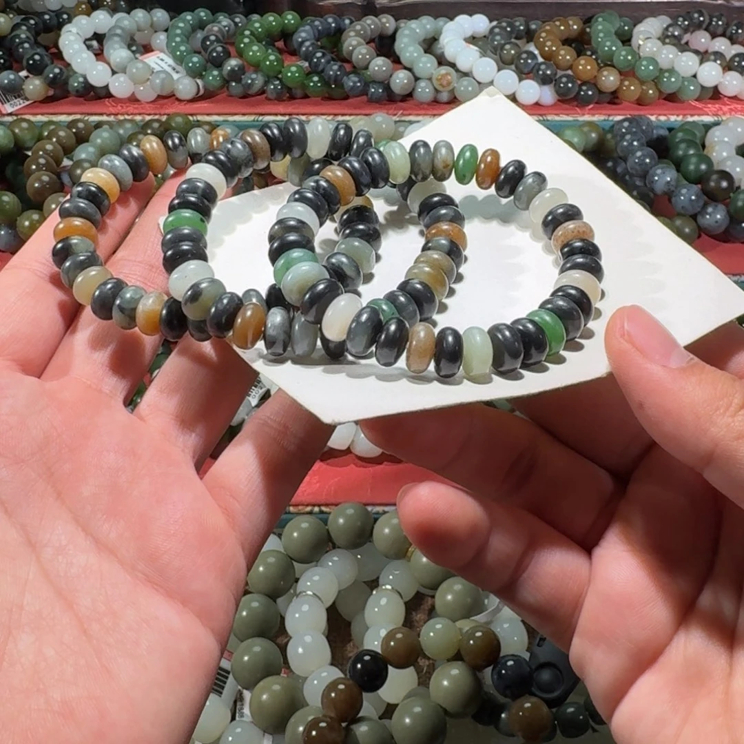 和田玉未镶嵌手链多样性发货拍一发一