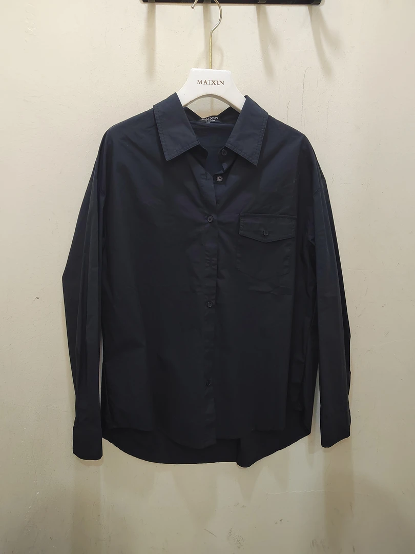 麦寻黑色衬衫原两件套拆开卖ljeyq006