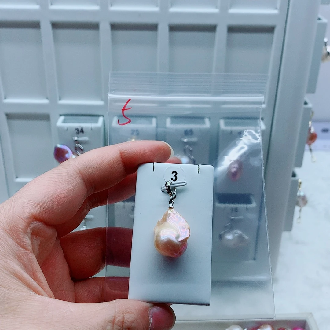 吊坠(不含链)合金淡水珍珠