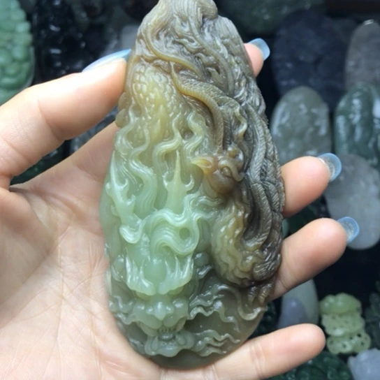和田玉（糖玉）未镶嵌把件