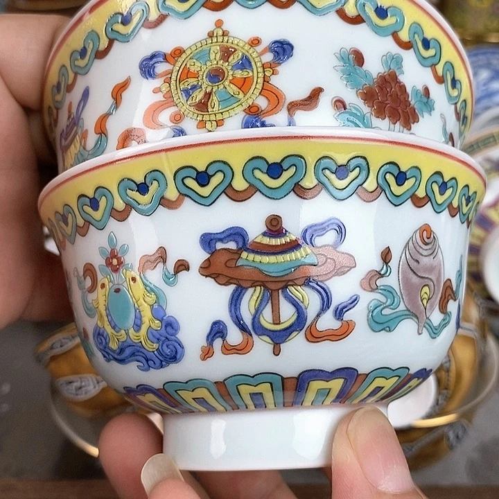 景德镇陶瓷藏式茶碗