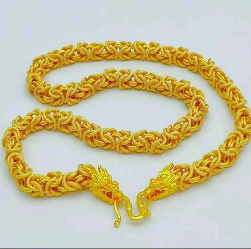 合金项链 （男士龙骨项链复古链子）抖音好物轻奢百搭休闲时尚饰品