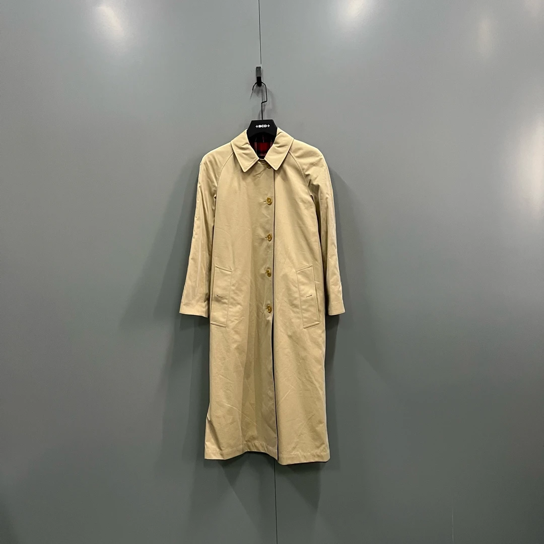 99新 BURBERRY/博柏利 tt 双面穿着格纹大衣 36码/98新/205898