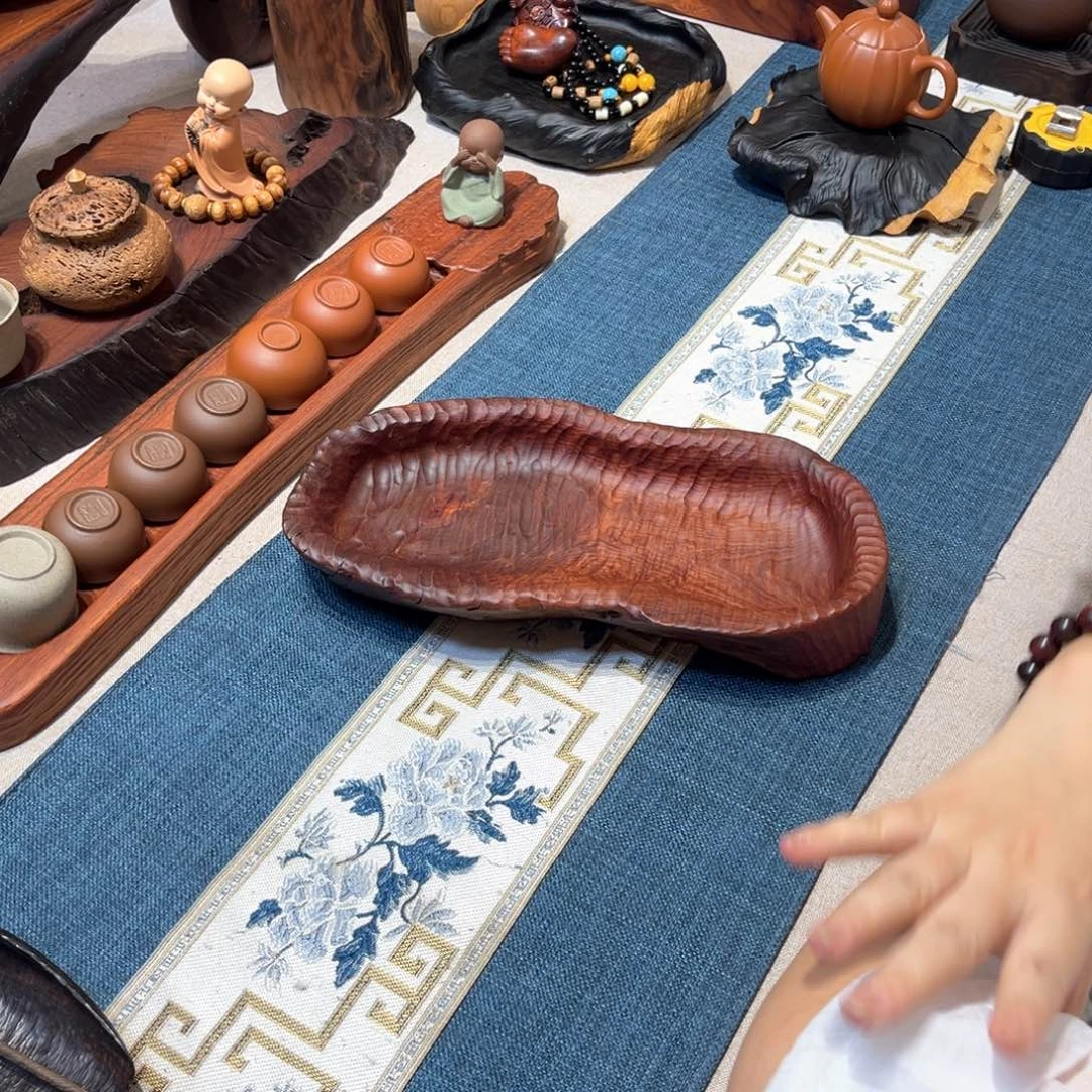 老挝红酸枝随行果盘