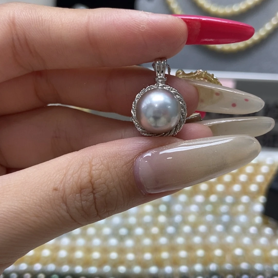 海水珍珠颈饰18K金镶嵌