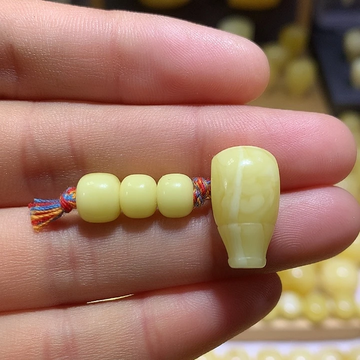 蜜蜡未镶嵌裸石天然原矿浓白蜡老型套装7-10+