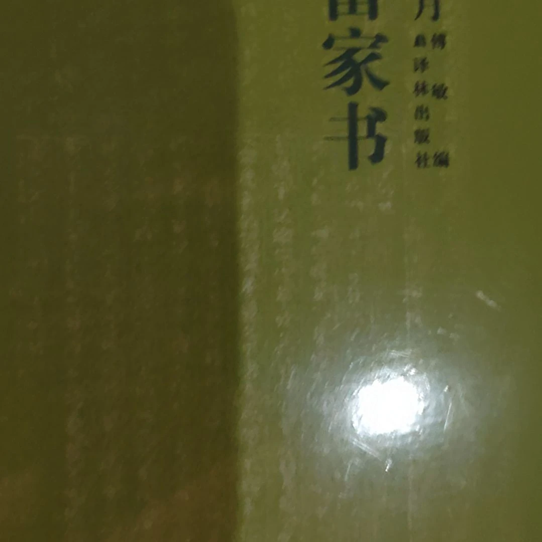 傅雷家书傅敏编著。塑封全新。