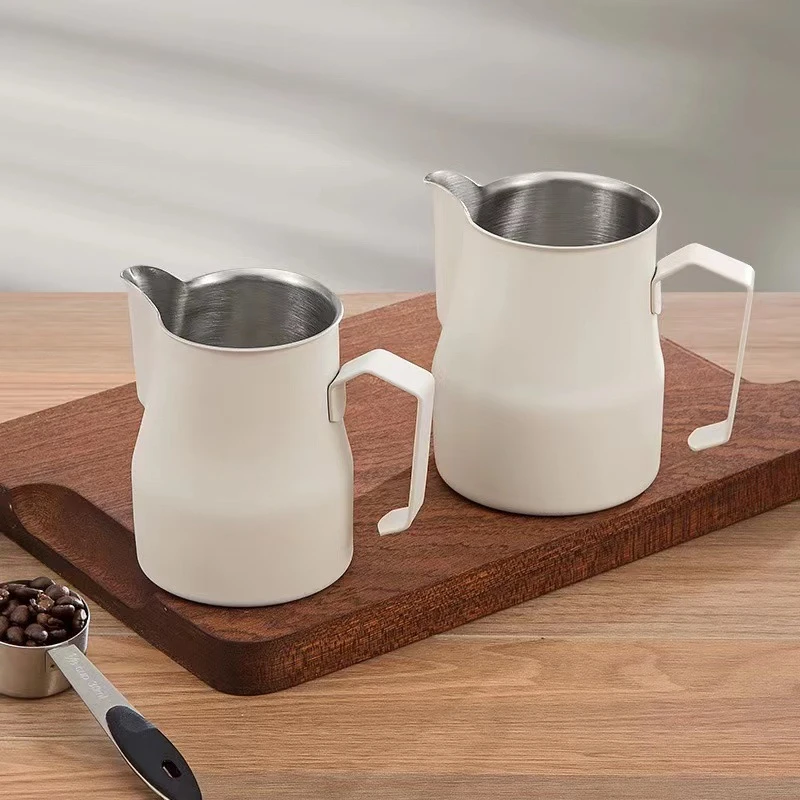 304不锈钢意式拉花杯特氟龙咖啡拉花缸大肚打奶泡器 意式拉花缸