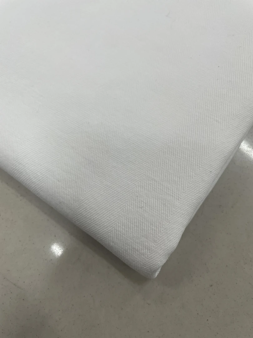 爆款砂洗人字纹天丝亚麻门幅1.5米衣服裤子布料