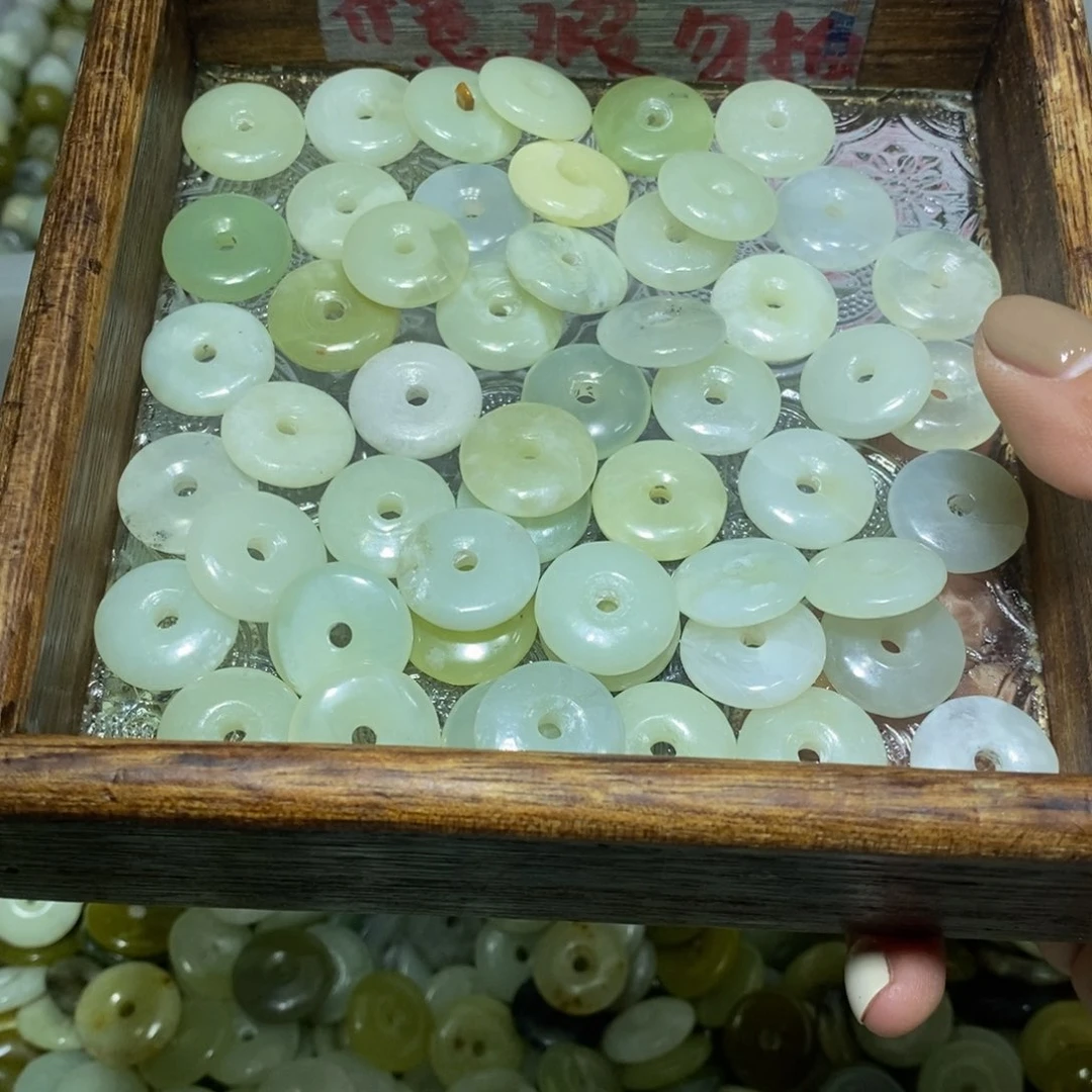 合金蛇纹石玉颈饰102